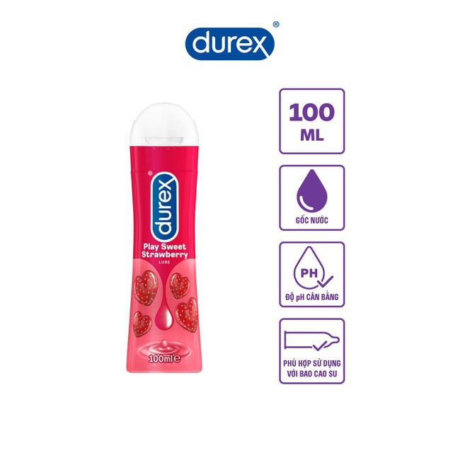 Gel bôi trơn Durex Play Strawberry 100ml