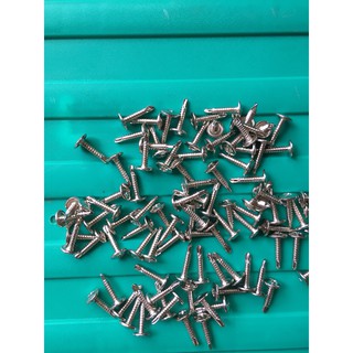 Vít tự khoan inox, bộ 100 vít tự khoan inox 2F đầu dù