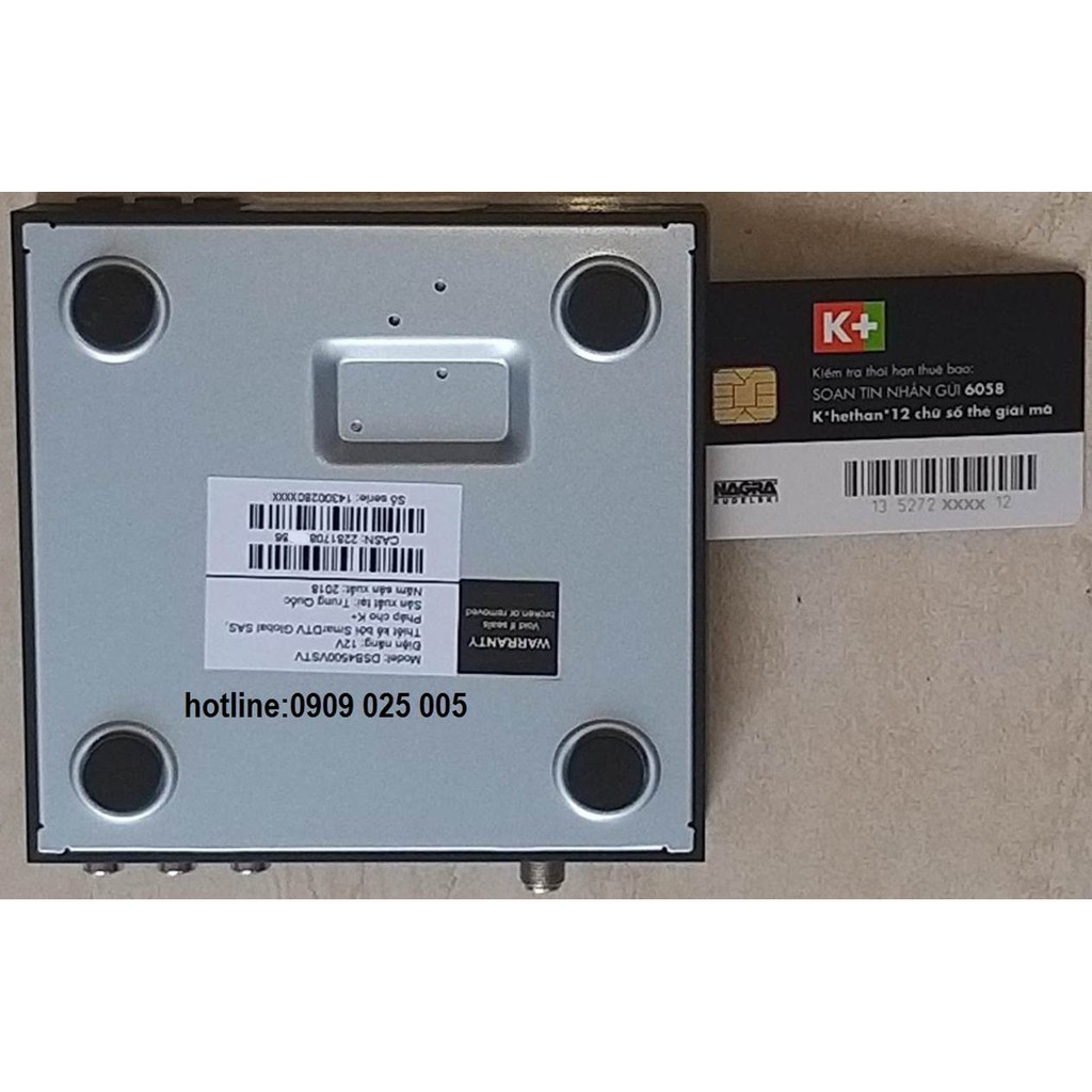 Thẻ giải mã truyền hình K+ - Dùng cho tất cả đầu thu K+