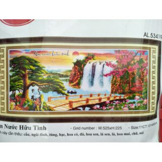 tranh thêu 3d phong cảnh 53419