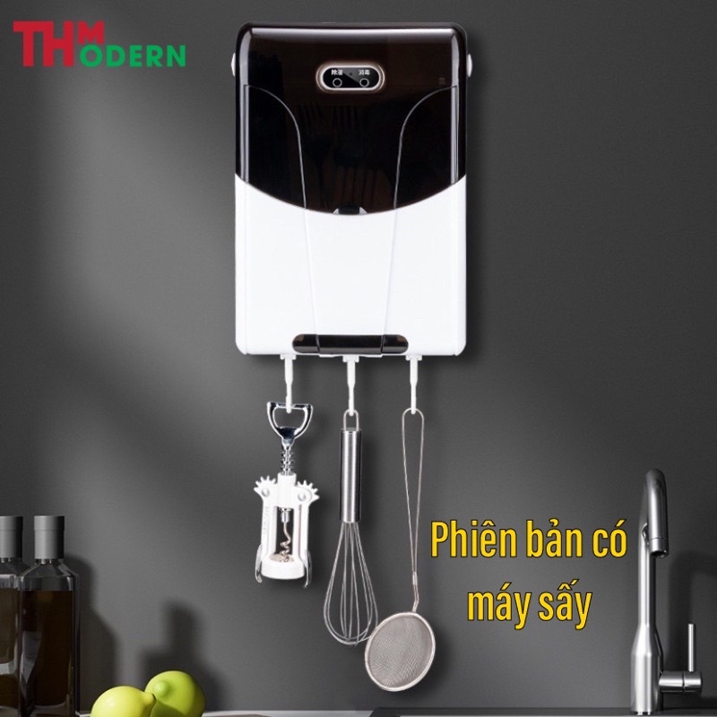 Máy Sấy Đũa ,Hộp Đựng Đũa Phiên Bản Cao Cấp Có Khả Năng Sấy Khô Đũa Thìa Và Chống Ẩm Mốc