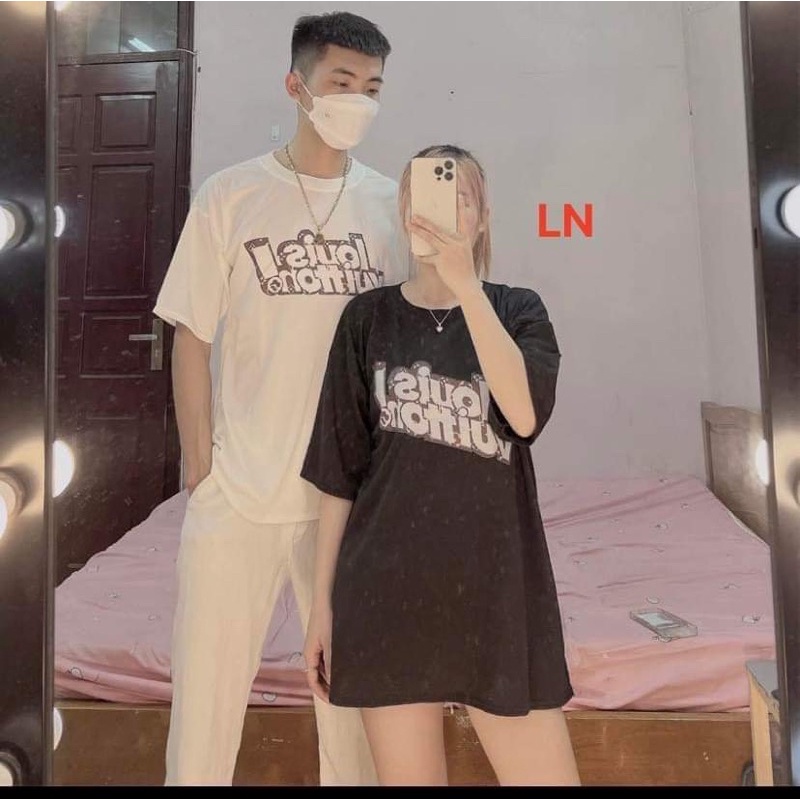 Áo phông chữ chéo luôn vui  LN11