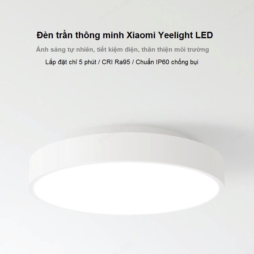 [BẢN Q.TẾ] YEELIGHT LED PRO 320mm - ĐÈN LED ỐP TRẦN THÔNG MINH - APPLE HOMEKIT - NHẬP KHẨU CHÍNH HÃNG