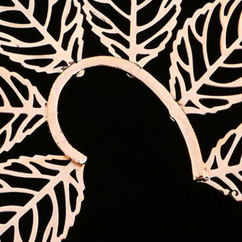 Khuyên vành tai hình lá cá tính cho nữ