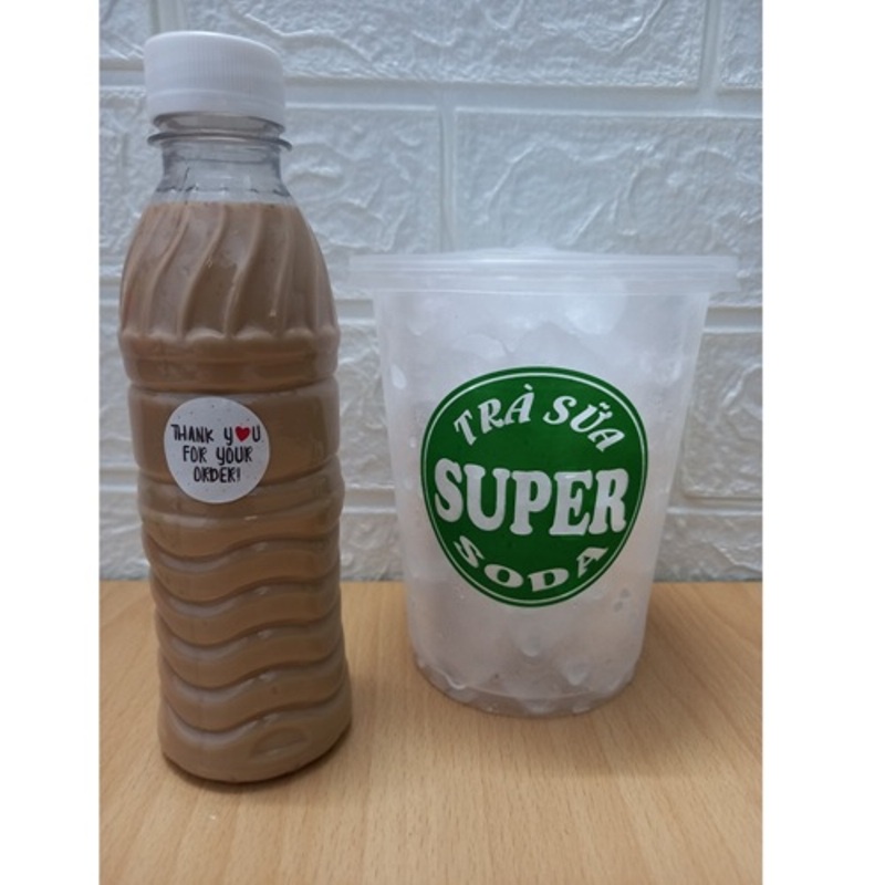 (GIAO LIỀN) Trà Sữa - ĐỦ HƯƠNG VỊ - chai 330ml / 500ml - TRÀ SỮA SODA SUPER