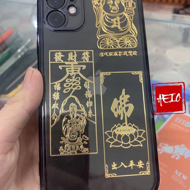 Miếng dán hộ thân bằng mạ vàng sáng bóng đẹp trang trí cho mặt lưng điện thoại , máy tính bảng ,laptop ...