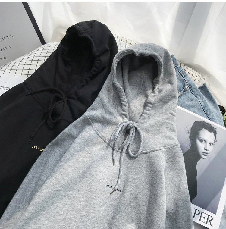 Áo Hoodie Tay Dài Form Rộng Kiểu Dáng Trẻ Trung Cho Nữ | BigBuy360 - bigbuy360.vn