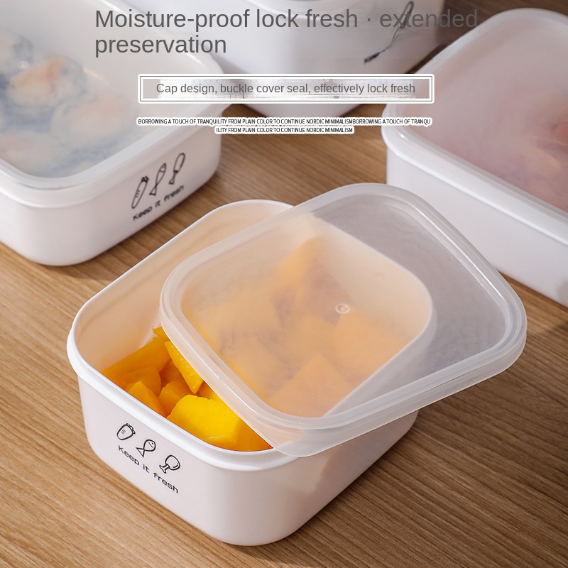 Hộp Đựng Thực Phẩm Bằng Nhựa Cỡ Lớn Tiện Dụng Cho Tủ Lạnh