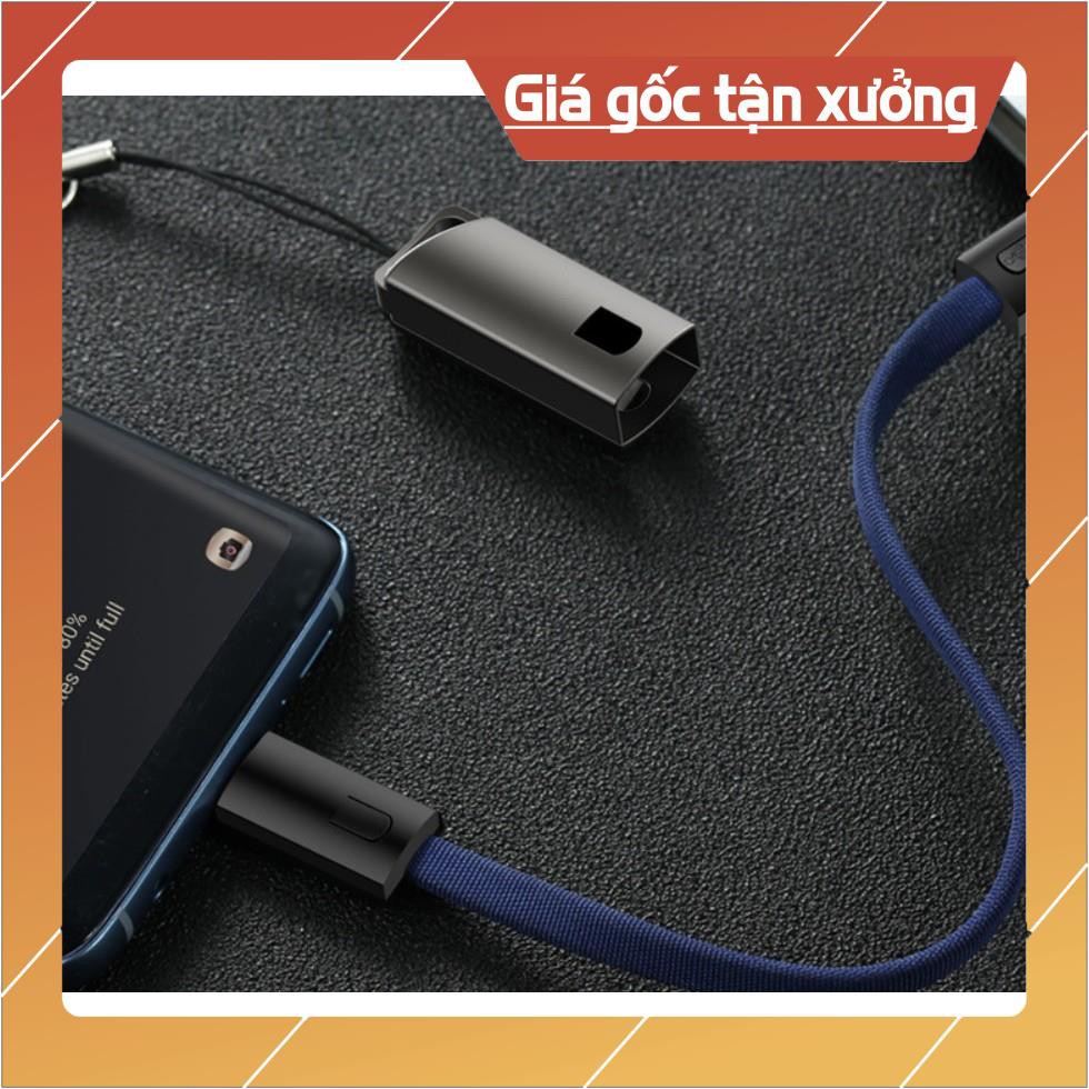 HOT Cáp sạc iPhone Lightning – Type C – Micro USB loại ngắn 20 cm mẫu 2 -HD TECH