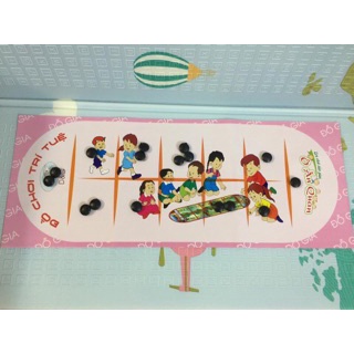 Bộ Đồ Chơi Ô Ăn Quan Trò Chơi Trí Tuệ Dân Gian 3 Trong 1 Dành Cho 2,3,4 Người Chơi