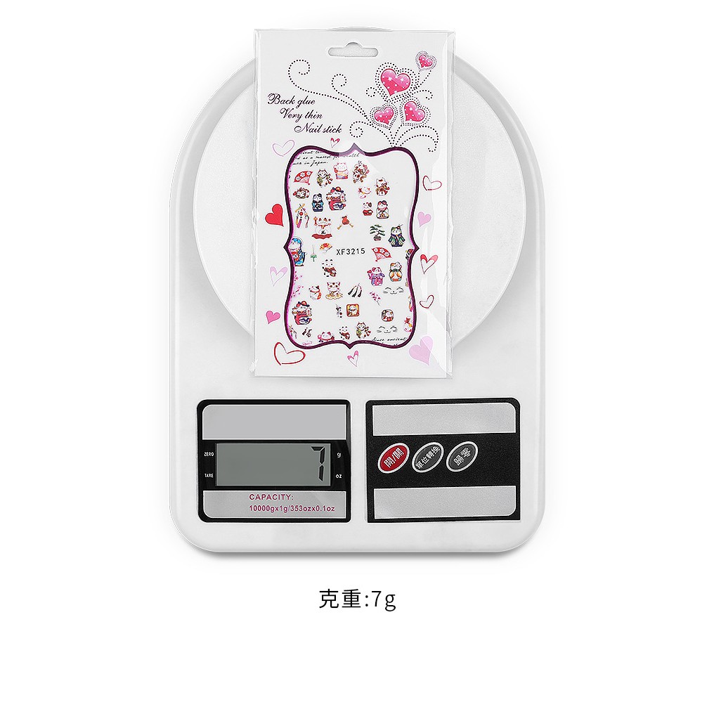 [Hàng mới về] Set nhãn dán họa tiết 3D trang trí móng nghệ thuật