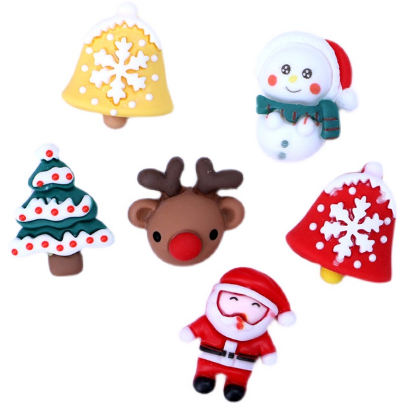 Set 10 phụ kiện trang trí tóc phong cách Giáng sinh xinh xắn