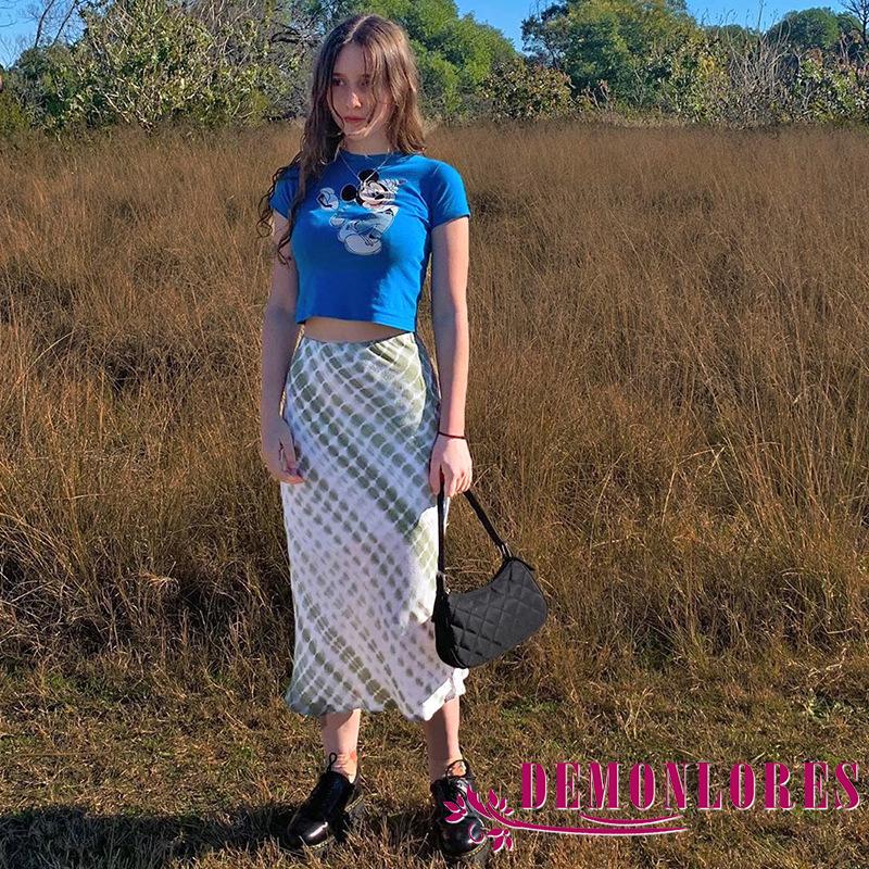 Chân Váy Chữ A Lưng Cao Thời Trang Cho Nữ