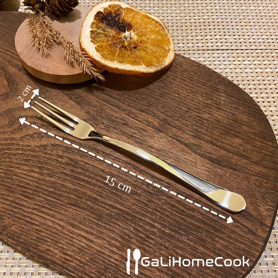 Dĩa, nĩa ăn trái cây, ăn hoa quả inox 304 HL phong cách Châu Âu sang trọng cao cấp | GaliHomecook Fruit platter