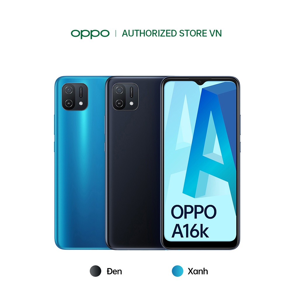 Điện thoại OPPO A16k (3GB/32GB) - Hàng Chính Hãng