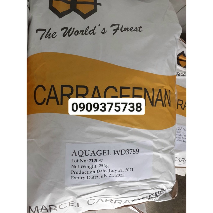 Bột thạch CARRAGEENAN WD 3789 1KG_Dùng làm Thạch,rau câu _ Phillipin