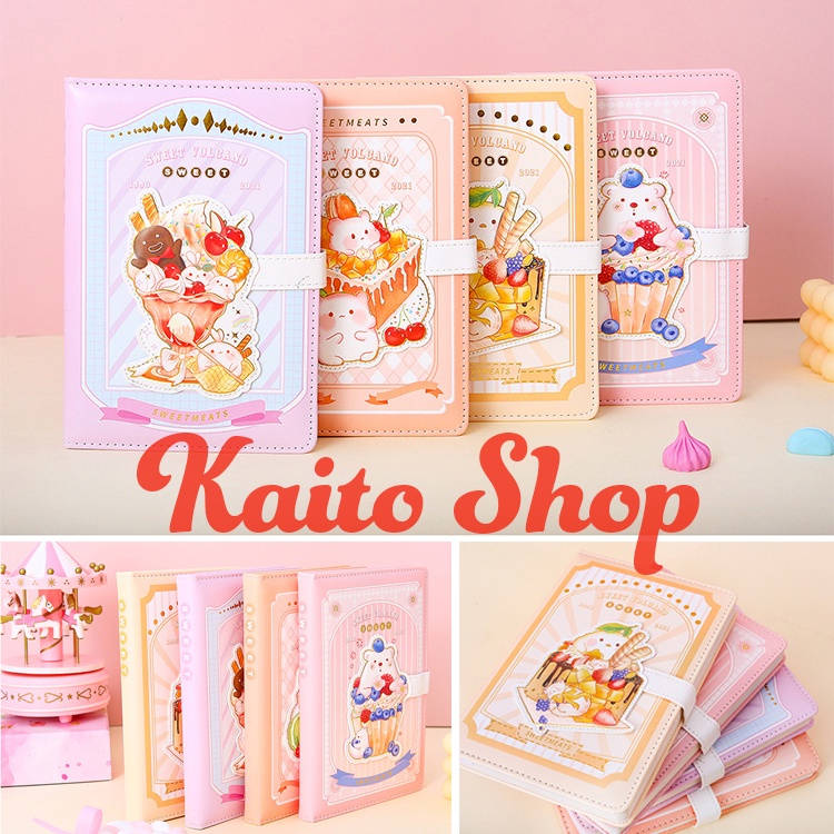 Sổ Tay A5 Hamster Sweet 196 - Sổ Tay Dễ Thương Bìa Da - Sổ Ghi Chép - Nhật Ký - Daily Planner