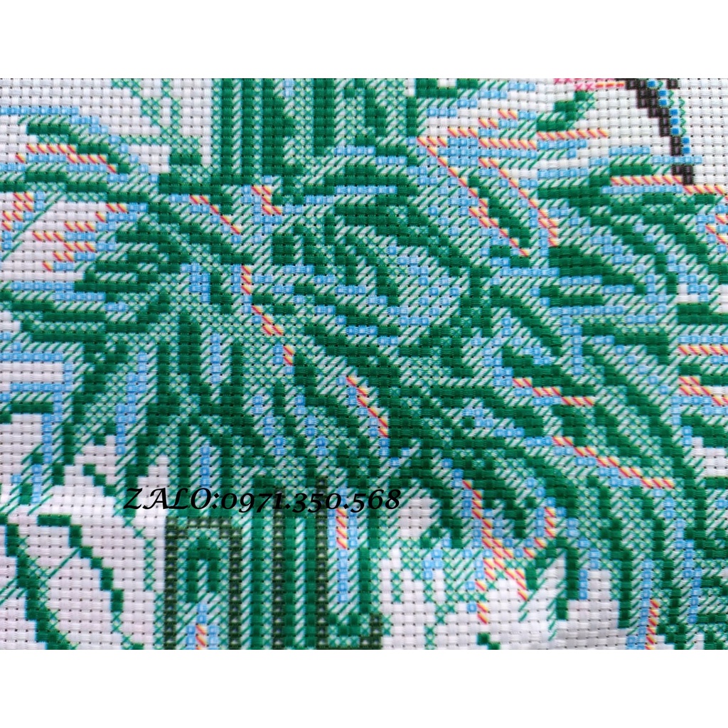 Tranh thêu chữ thập Tùng Cúc Trúc Mai A1123-134x73cm