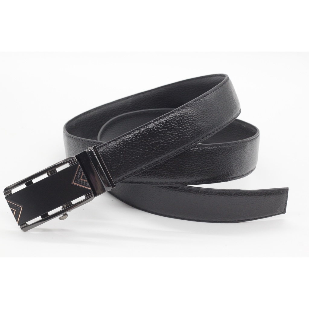 Dây thắt lưng nam da bò 3 lớp cao cấp, dây nịt nam da bò kèm mặt khoá tỳ tiện lợi, sản phẩm bảo hành 12 tháng