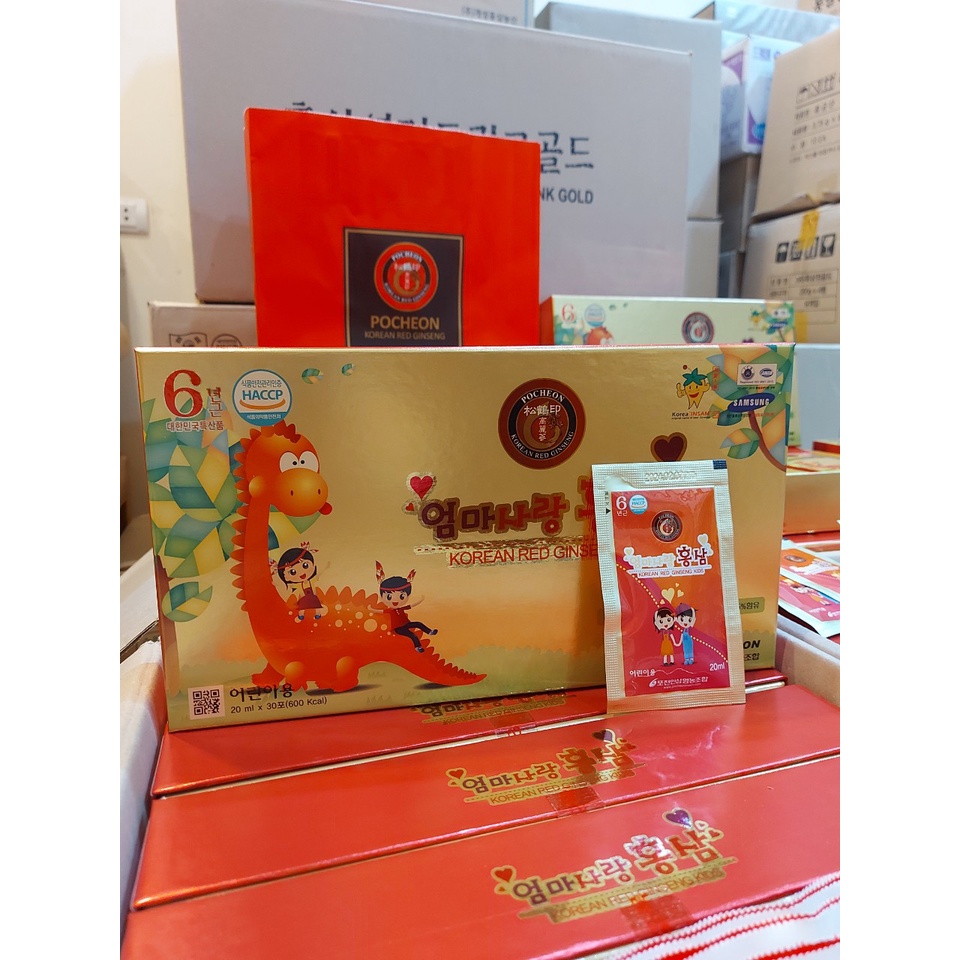 Hồng sâm baby pocheon dành cho trẻ biếng ăn
