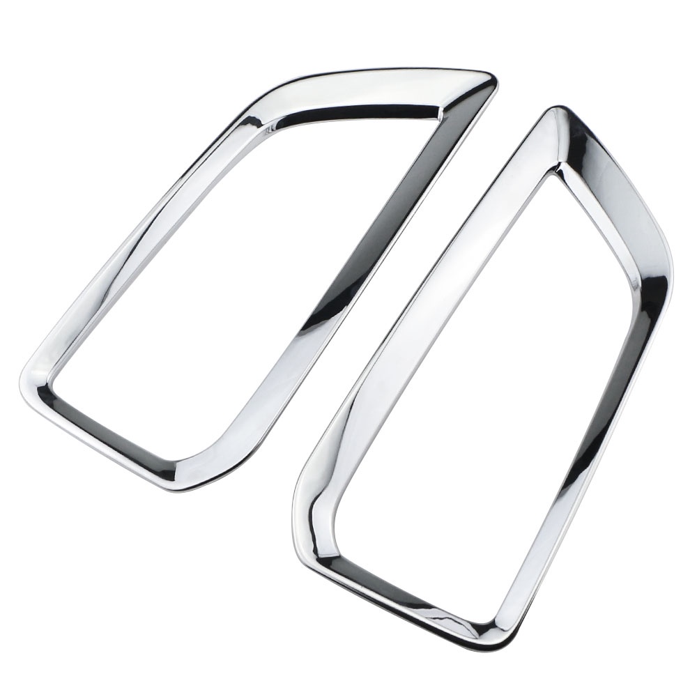 Khung Viền Đèn Sương Mù Phía Trước Bằng ABS Mạ Chrome Cho Hyundai Kona Encino Kauai SUV 2018 2019