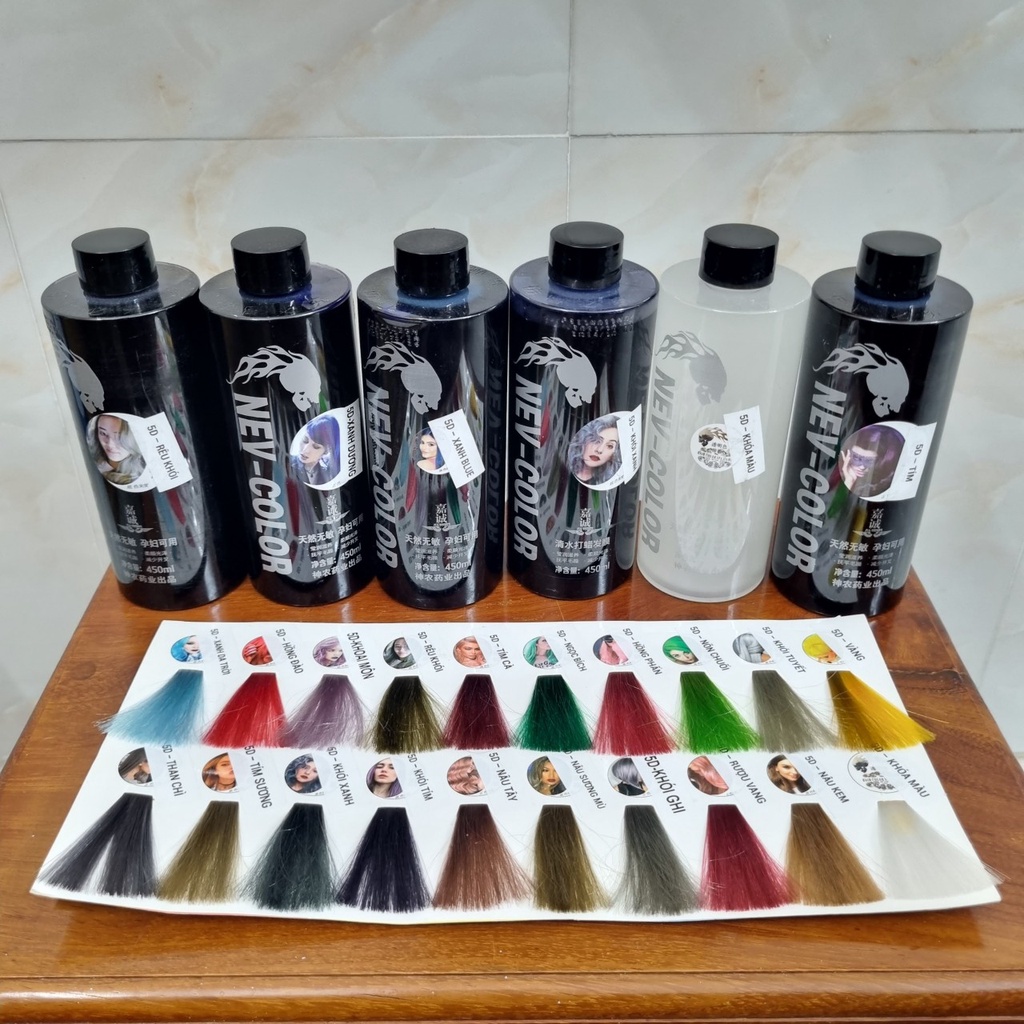 NHUỘM PHỦ BÓNG TRÁI CÂY 5D NEW COLOR 450ML