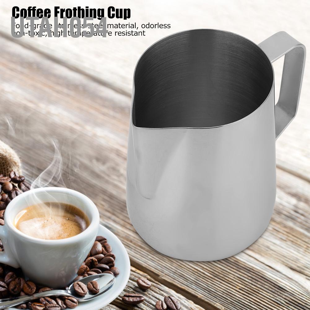 🌈Hàng HOT Ca đánh sữa inox 300ml- 350ml - 600ml - 1000ml  Bình đánh bọt sữa dùng pha cà phê