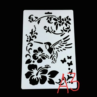 Khuôn vẽ mika dẻo 14*26cm