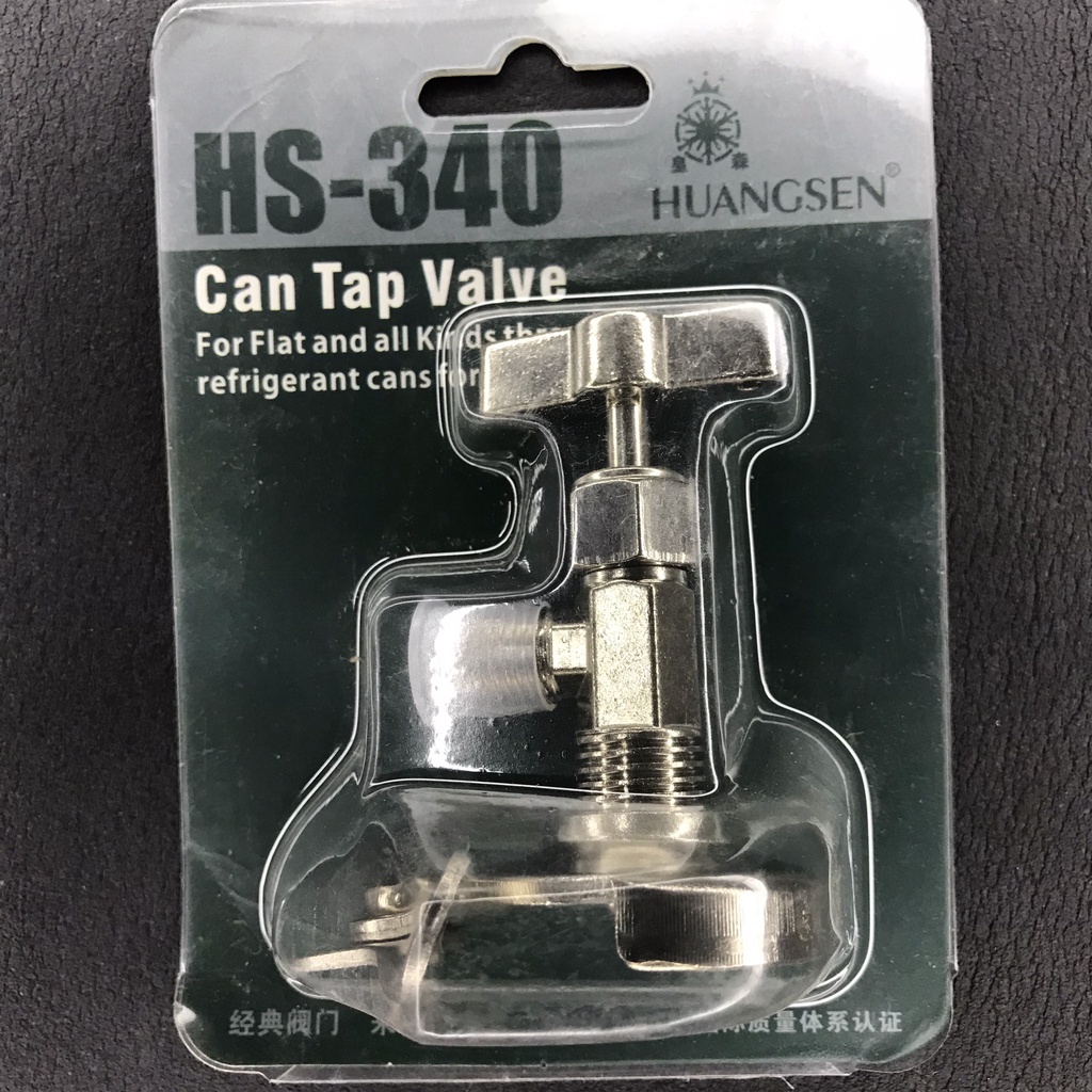 Van Khóa Gas Lon Đa Năng Model HS-340/ Van khóa gas R12 / Van Khóa gas R134 HS-339