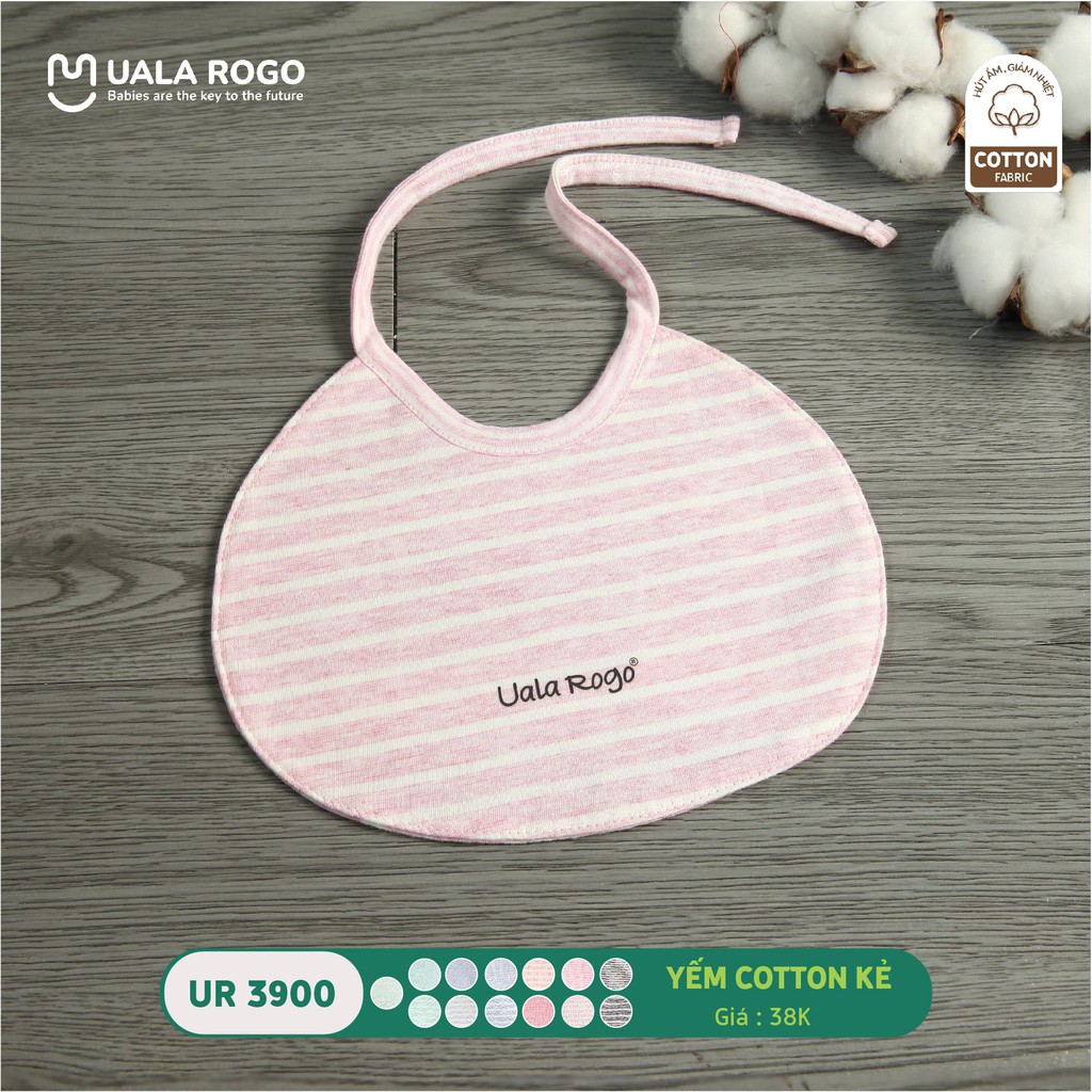 Yếm Tròn buộc dây UalaRogo Cotton