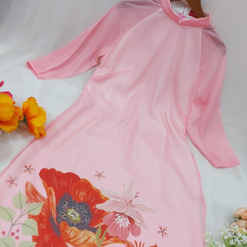 🥰 Siêu phẩm  áo dài tơ óng đẹp nhẹ nhàng hàng thiết kế 4 tà cao cấp đẹp sang chảnh.