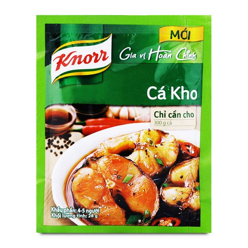 Gia vị Knorr gói 28g thịt kho tàu, canh chua,cá kho