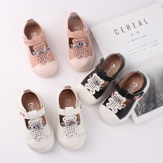 Giày búp bê bé gái da mềm từ 1-3 tuổi b03a