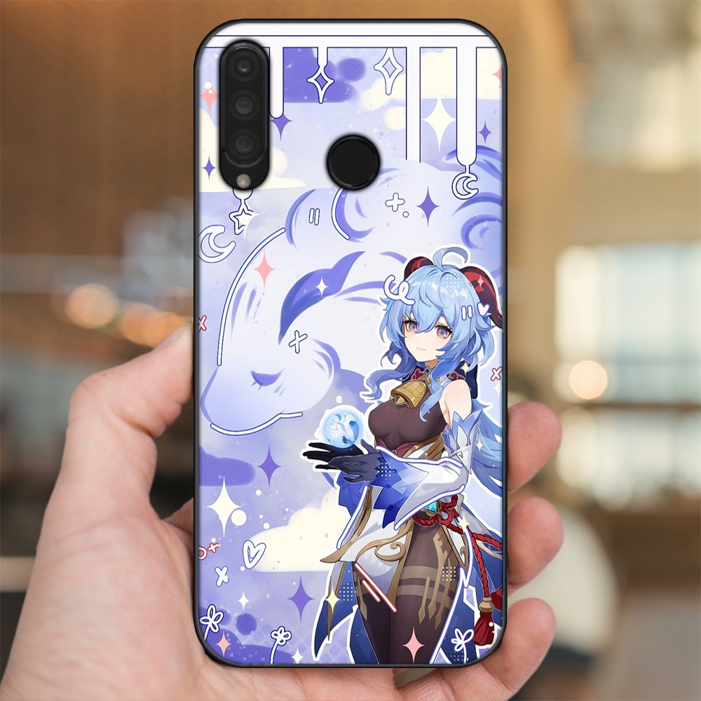 Ốp lưng Huawei P30 Lite, Nova 4e viền đen in hình Ganyu Genshin Impact