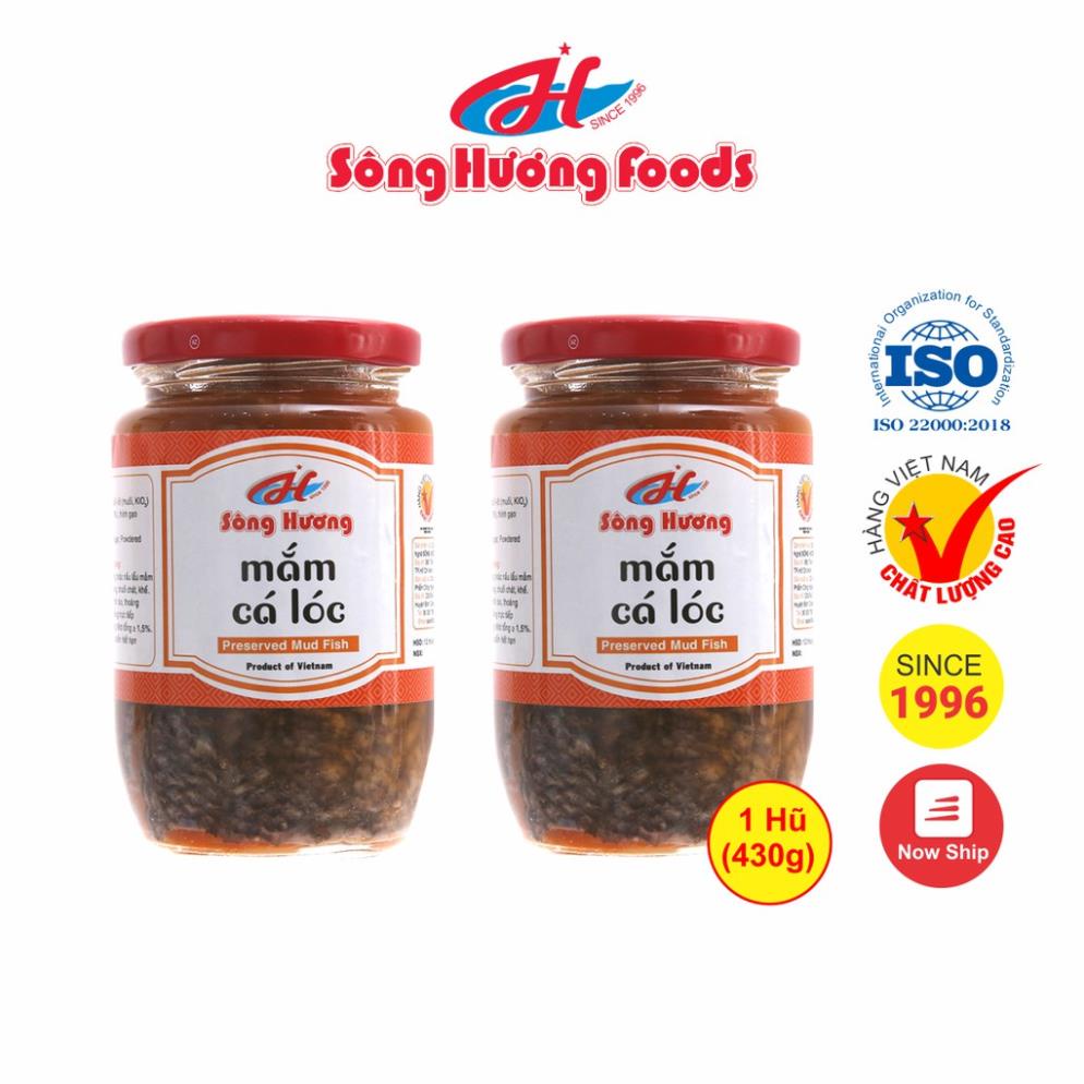 2 Hũ Mắm Cá Lóc Sông Hương Foods Hũ 430gNấu lẩu mắm , Chưng trứng , ăn kèm cơm , bún