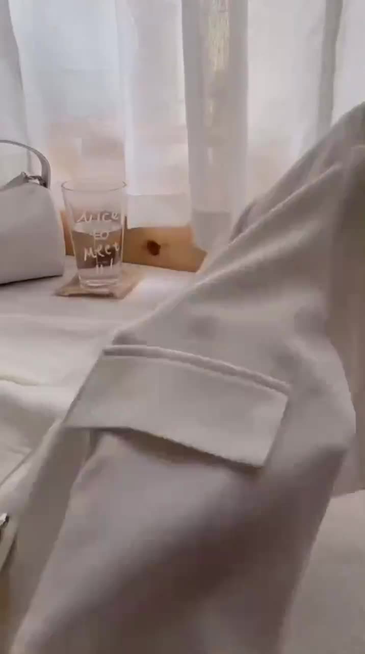 Ảnh thật Áo croptop trắng dáng suông tay bồng | BigBuy360 - bigbuy360.vn