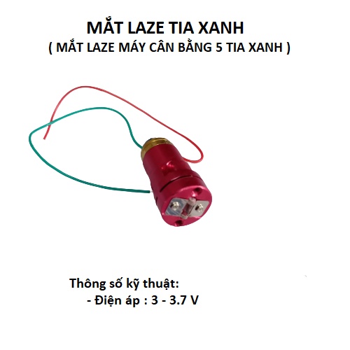 01 Mắt laze máy bắn cos - máy cân bằng 05 tia xanh