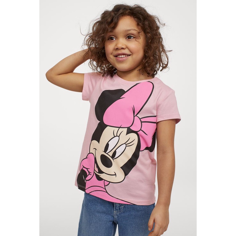 (Mickey, Pony)Áo phông bé gái Hè 2022 cộc tay hàng xuất dư chất 100% cotton mềm đẹp sz 1-10T