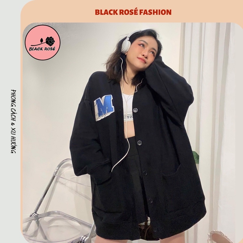 Áo Khoác Cardigan Nỉ Nữ Nam Ulzzang Mỏng Form Dáng Rộng Tay Dài BR26