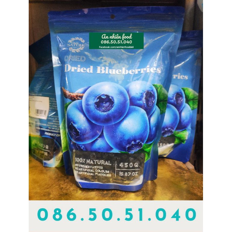 Quả Việt Quất Sấy Khô 450GM Dried Blueberries USA