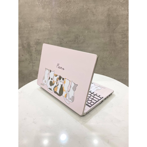 Skin Dán Laptop Mẫu Meow Đáng Yêu