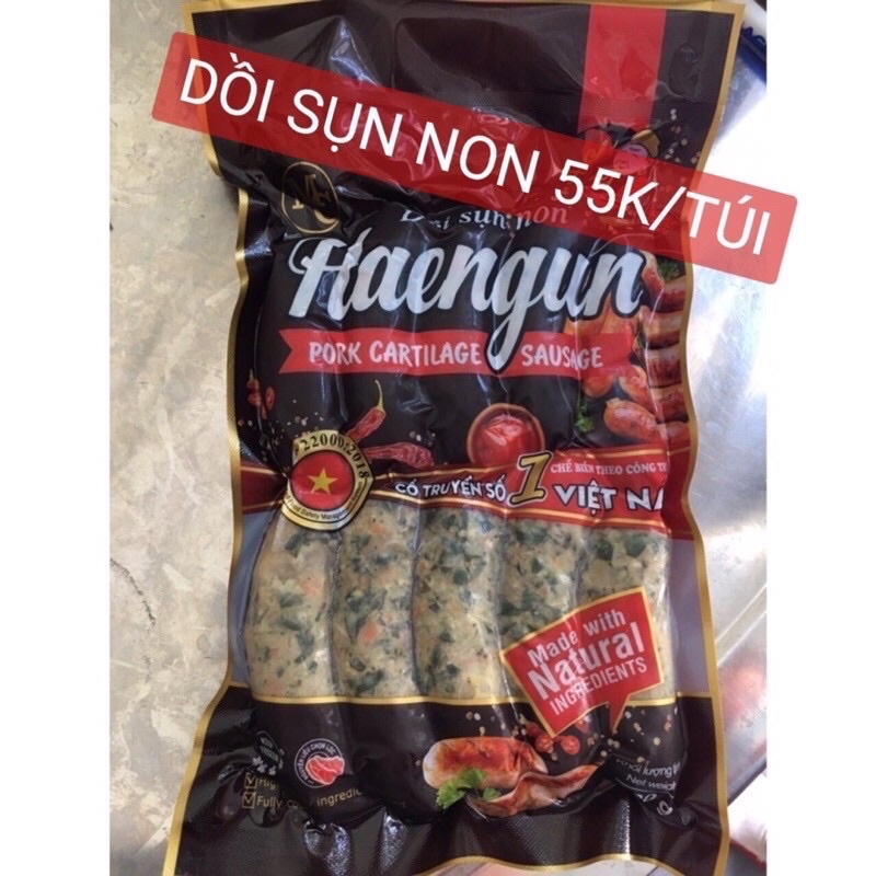 Dồi sụn non Haengun 500gr chỉ bán tại Hà nội