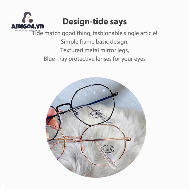 ✨✨Mắt kính giả cận phong cách retro thời trang