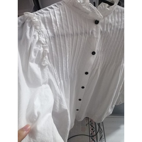 Áo babydoll trắng