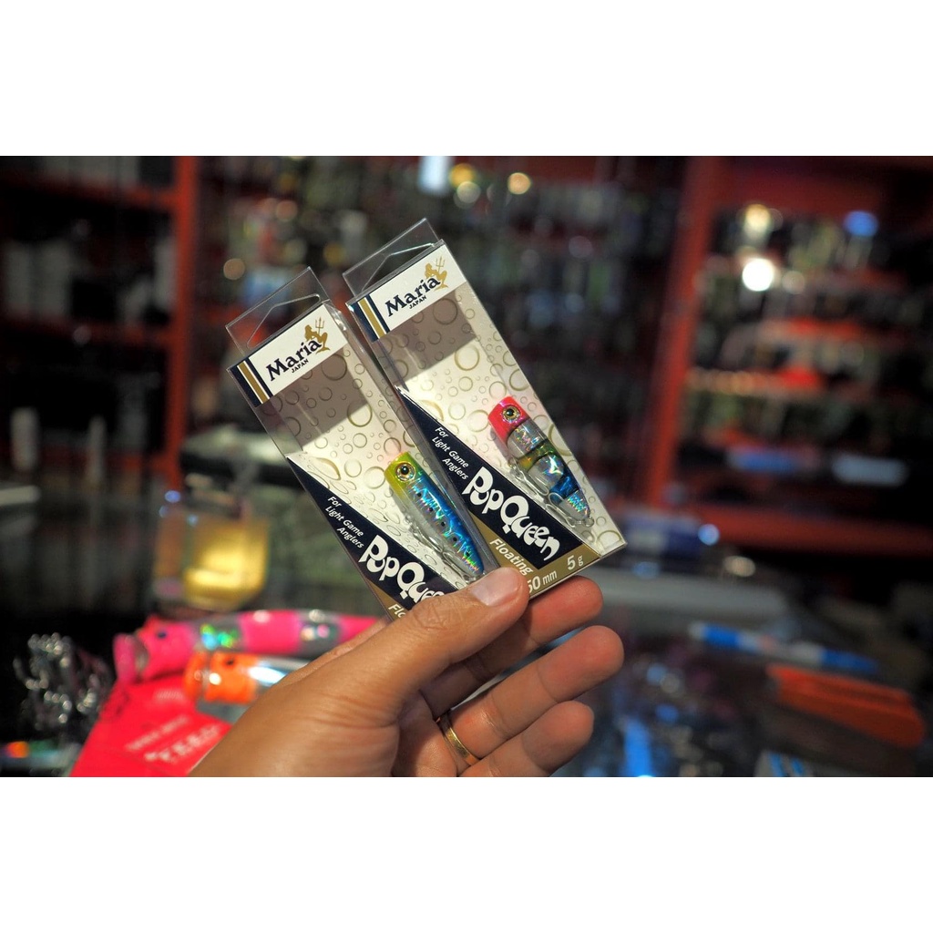 Mồi Giả Lure Câu Cá Chính Hãng MARIA POPQUEEN F50 [MADEIN JAPAN] - Mòi Câu Cá POPPER