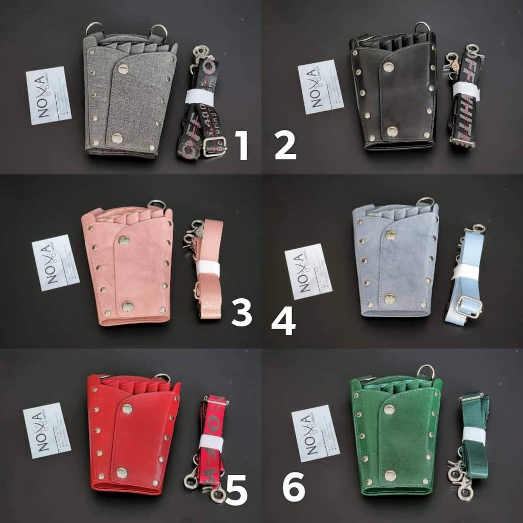 Bao da đựng kéo đeo chéo