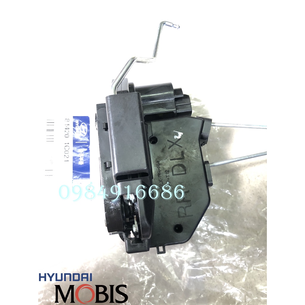 CƠ CẤU KHÓA CỬA SAU PHẢI HYUNDAI GETZ CHÍNH HÃNG MOBIS HÀN QUỐC 814201C021