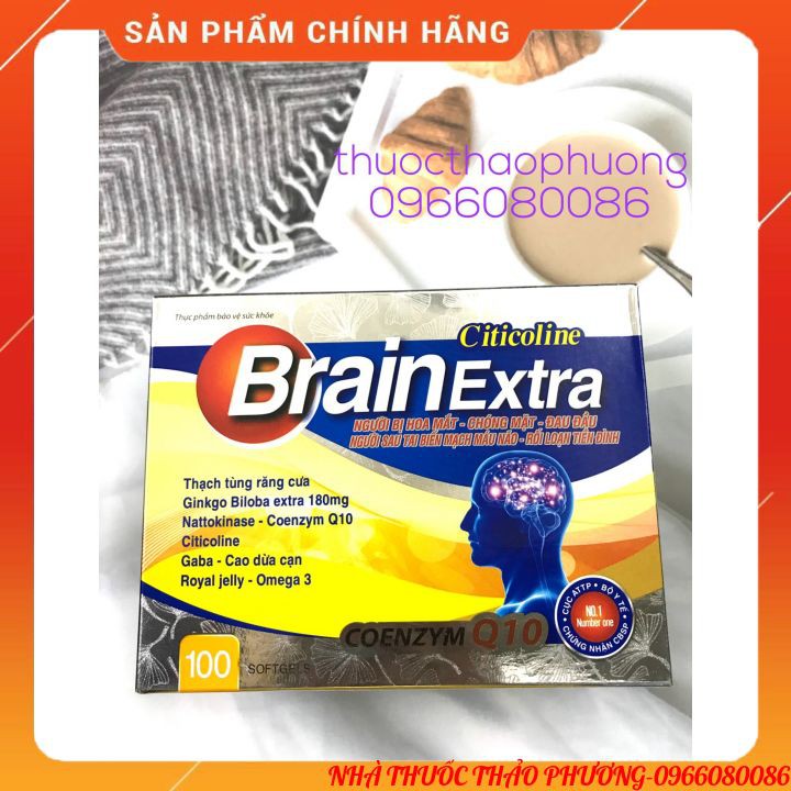 ✅DƯỠNG NÃO BRAIN extra ✨hoàn toàn thảo dược✨cho người hoa mắt,chóng mặt đau đầu,rối loạn tiền đình,sau tai biến,bổ não