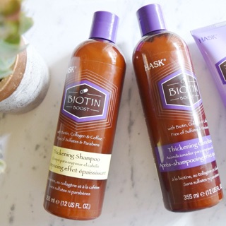 Cặp gội xả làm dày tóc HASK Biotin