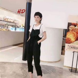 Yếm kaki rút eo lệch gấu_HD05(không kèm áo)